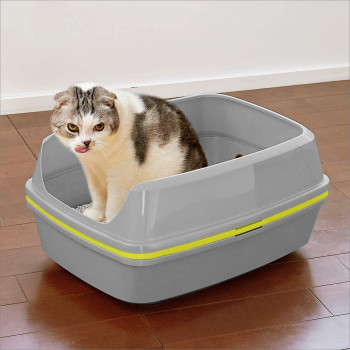 Moderna Lift To Sift Cat Litter Tray 50.2 X 38.4 X H24.1 cm Warm Grey AA70