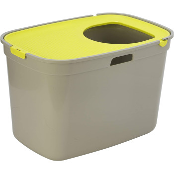Moderna Top Cat Smart Litter Bo X Dog & Toddler Proof 59 X 39 X H38 cm Lemon Color Ag50 0330 1 Count Pack Of 1