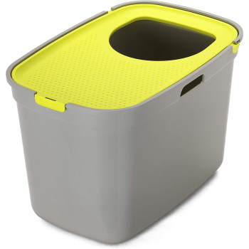 Moderna Top Cat Smart Litter Bo X Dog & Toddler Proof 59 X 39 X H38 cm Lemon Color Ag50 0330 1 Count Pack Of 1