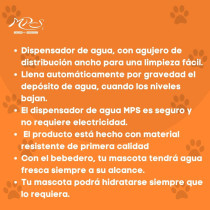 Mps2 Maya Pet Water Dispenser M 1.5 L For Cats And Pet Animals