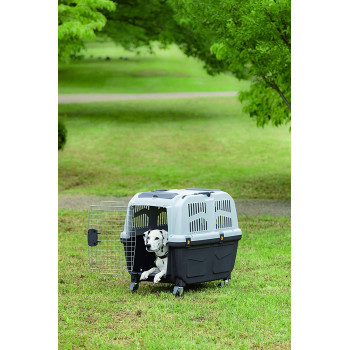 MPS2 SKUDO 4 M GREY IATA PET TRANSPORT CARRIER L68 x W48 x H51cm