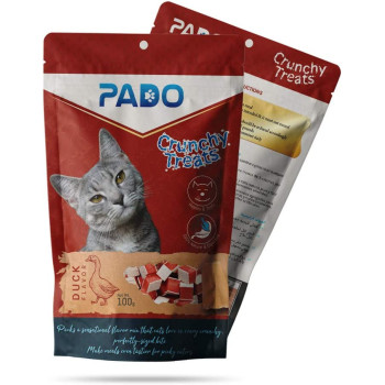 Pado Crunchy Cat Treats Duck 100G