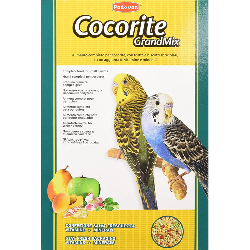 Padovan GrandMix Cocorite Bird Food 1 kg | Premium Bird Foods