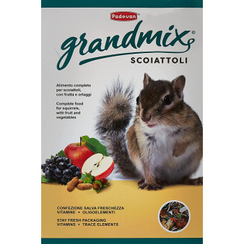 Padovan Grand Mix Scoiattoli Feed Multi Colour 750 G Pp00188