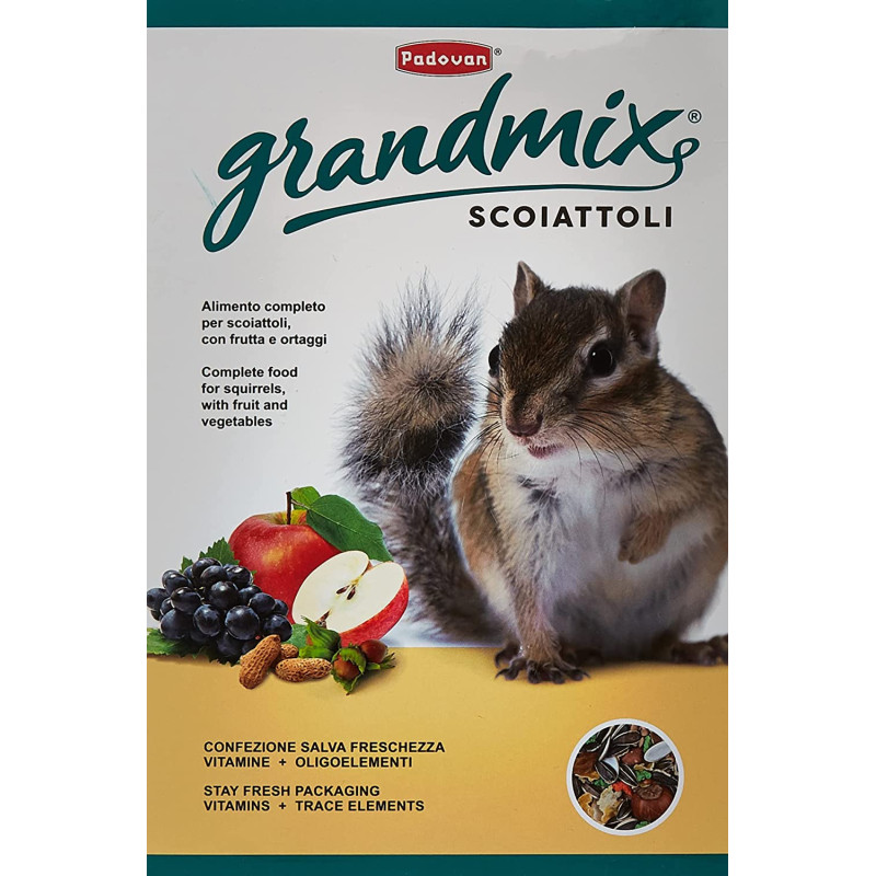 Padovan Grand Mix Scoiattoli Feed Multi Colour 750 G Pp00188