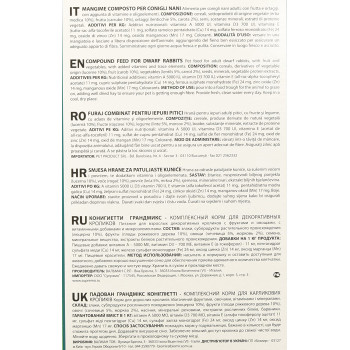 Padovan Coniglietti Grandmix Rabbit Food 850 Gm