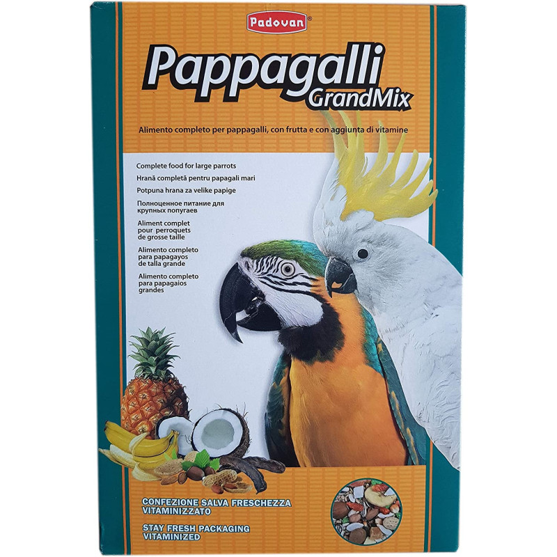 Padovan Grandmix Pappagalli Bird Food 600G