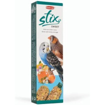 Padovan Stix Sweet Parakeets And Exotic Complementary Food for Budgies and Small Exotic Birds 80 Gm Multi Colour
