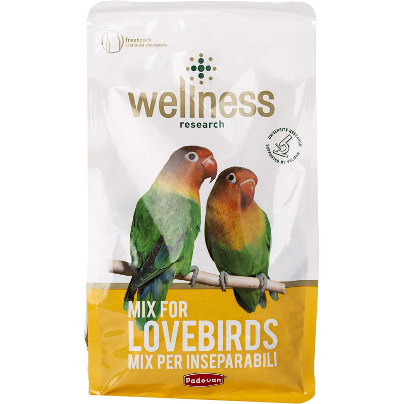 Padovan Bird Food Welness Lovebirds 850Gm