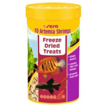 Sera Fish Food Artemia Shrimps Freeze Dried Treats 250ml, 16g | Premium Fish Foods