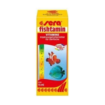 Sera Fishtamin Extra vitamins for more liveliness Complimentary Food 100 Ml