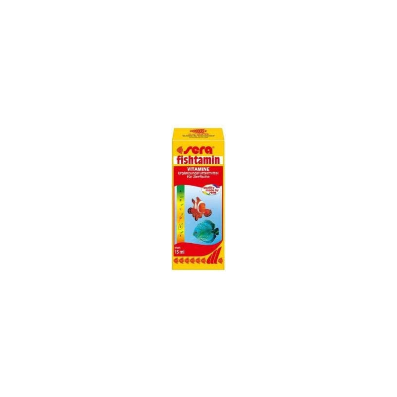 Sera Fishtamin Extra vitamins for more liveliness Complimentary Food 100 Ml