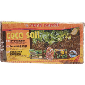 Sera Reptile Coconut Fibre Coco Soil 8 Litres Terrarium Humus 650G Make For Wet Terrarium 32042 Pet Supplies