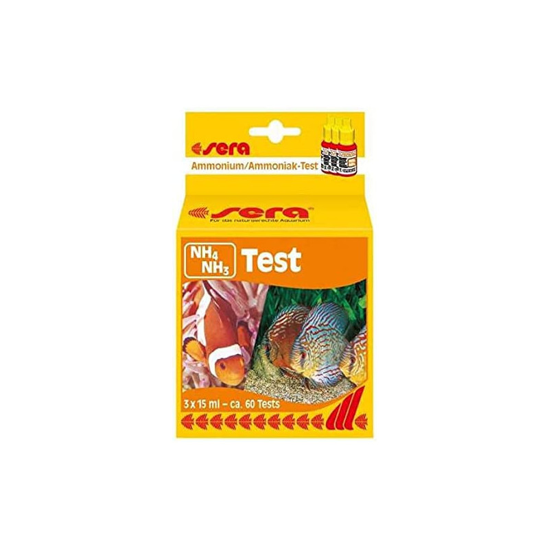 Sera Nh 4 Nh 3 Test Ammonium Ammonia Test Fish Aquarium Multicolor