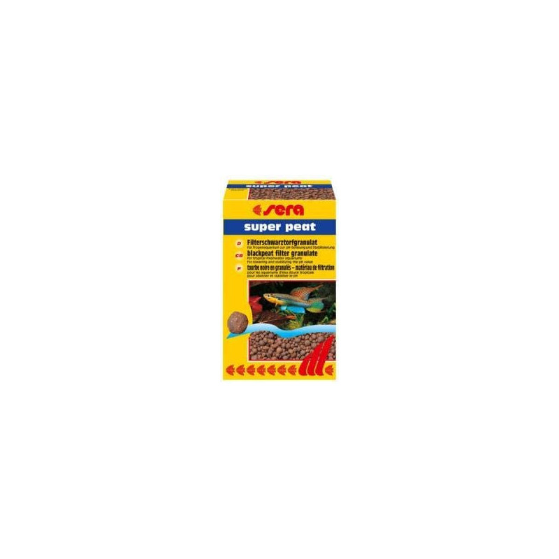 Sera Super Peat Lowers and Stabilizes The PH Value 500 G Brown 1.1 Pound Pack of 1