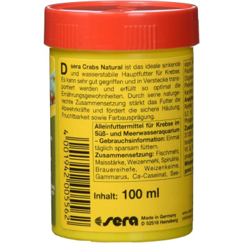 Sera 556 Crabs Natural 1 Oz 100 ml Pet Food One Size