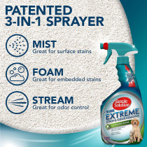 Simple Solution Extreme Dog Stain Odour Remover 32 Oz White