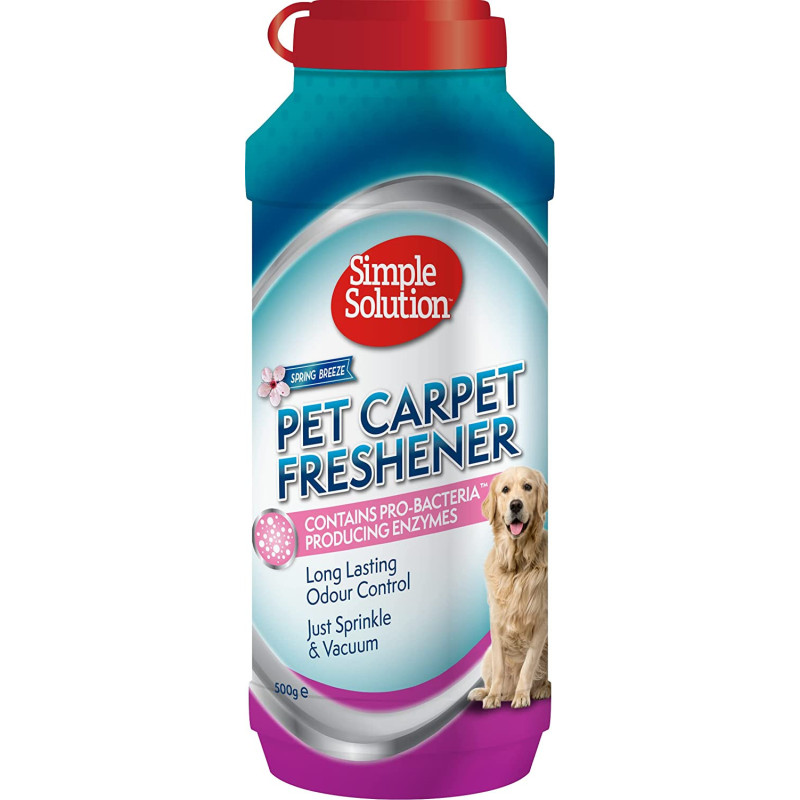 Simple Solution Pet Carpet Freshener Spring Breeze White 90567 4P