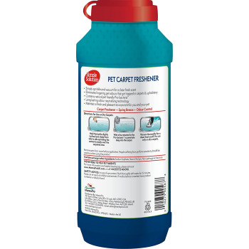 Simple Solution Pet Carpet Freshener Spring Breeze White 90567 4P