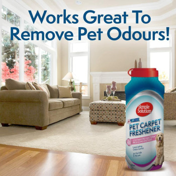 Simple Solution Pet Carpet Freshener Spring Breeze White 90567 4P