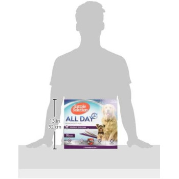 Simple Solution Premium Dog and Puppy Training Pads White Pack of 50