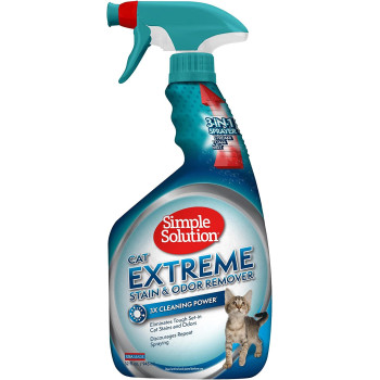 Simple Solution Extreme Cat Stain Odour Remover White 32 Oz