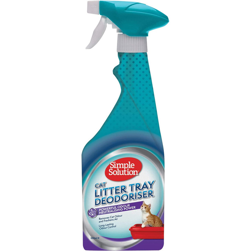 Simple Solution Cat Litter Tray Deodoriser White 500 ml