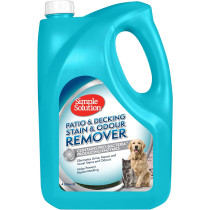 Simple Solution Patio And Decking Pet Stain And Odour Remover Silver 4 Litres White