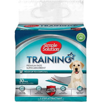 Simple Solution Premium Dog and Puppy Training Pads White Pack of 30