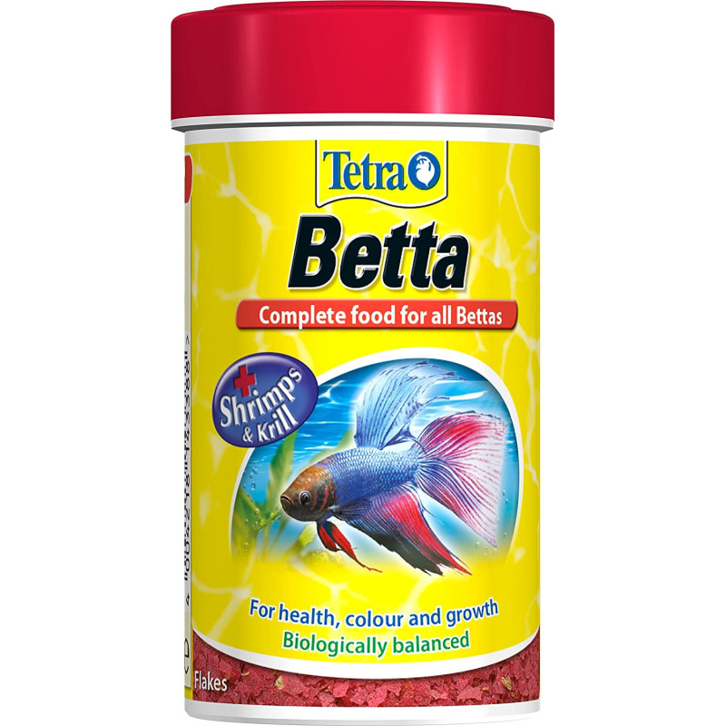 Tetra Betta Complete Food for All Siamese Fighting Fish 100 ml with Shrimps & Krill