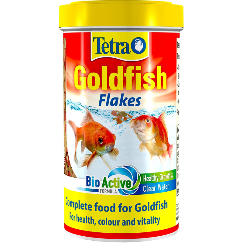 Tetra Fin 500ml 100G Fish Food Flakes Multicolor