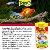 Tetra Fin 500ml 100G Fish Food Flakes Multicolor