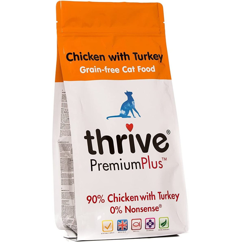 Thrive Cat Chicken with Turkey Dry Food 1.5KG