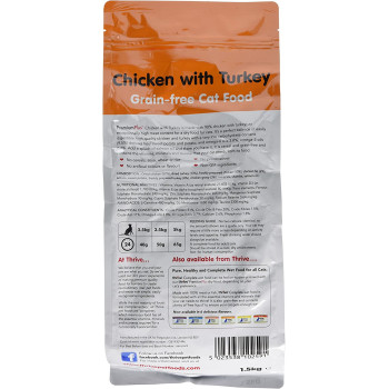 Thrive Cat Chicken with Turkey Dry Food 1.5KG