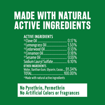 TropiClean Natural* Flea & Tick Soothing Shampoo for Dogs 20oz Made in USA