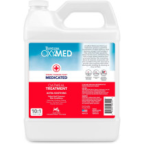 TropiClean OxyMed Medicated Dog Conditioner for Pets Allergies and Itching Soothing Relief for Skin Issues like Seborrhea Eczema Flea Bite and Yeast Dermatitis Anti Itch Conditioner 592ml