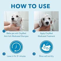 TropiClean OxyMed Medicated Dog Conditioner for Pets Allergies and Itching Soothing Relief for Skin Issues like Seborrhea Eczema Flea Bite and Yeast Dermatitis Anti Itch Conditioner 592ml