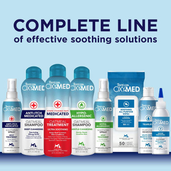 TropiClean OxyMed Medicated Dog Conditioner for Pets Allergies and Itching Soothing Relief for Skin Issues like Seborrhea Eczema Flea Bite and Yeast Dermatitis Anti Itch Conditioner 592ml