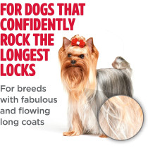 TropiClean PerfectFur Long Haired Coat Shampoo for Dogs 16oz Made in USA Naturally Derived Long Haired Coat Formula for Detangling & Dematting on Breeds Like Shih Tzus Terriers & Lhasa Apsos