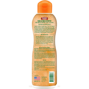 TropiClean Natural Flea & Tick Maximum Strength Shampoo for Dogs 20oz Kills Fleas Ticks Larva Eggs by Contact Soap Free Treatment for Pest Prevention Made with Essential Oils Made in USA