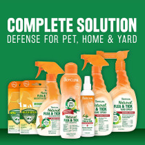 TropiClean Natural Flea & Tick Maximum Strength Shampoo for Dogs 20oz Kills Fleas Ticks Larva Eggs by Contact Soap Free Treatment for Pest Prevention Made with Essential Oils Made in USA