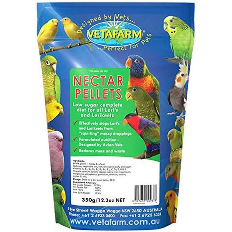 Vetafarm Nectar Pellets 350g