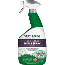 Vet S Best 3165810526Onl Flea And Tick Treatment Home Spray For Cats White 32 Oz