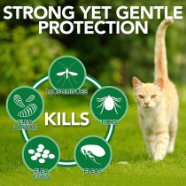 Vet S Best 3165810526Onl Flea And Tick Treatment Home Spray For Cats White 32 Oz