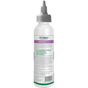 Vet S Best Ear Relief Wash For Dogs 4 Oz White