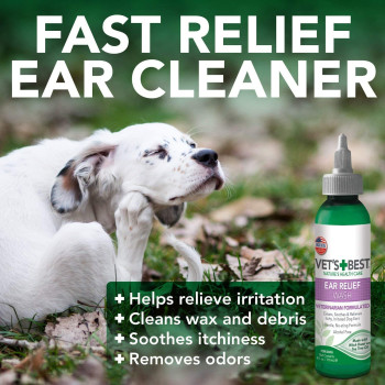 Vet S Best Ear Relief Wash For Dogs 4 Oz White