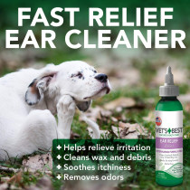 Vet S Best Ear Relief Wash For Dogs 4 Oz White