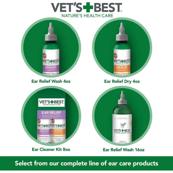 Vet S Best Ear Relief Wash For Dogs 4 Oz White