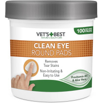 Vet S Best Clean Eye Round Pads
