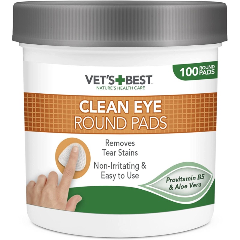 Vet S Best Clean Eye Round Pads